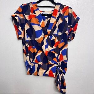 Nine West Women's Abstract Blouse